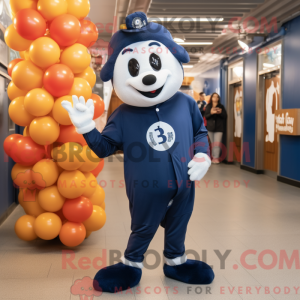 Maskottchenkostüm Navy...