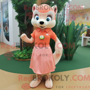 Peach Mongoose mascot...