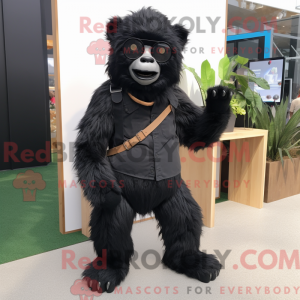 Black Sloth Bear mascot...