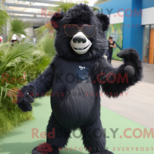 Black Sloth Bear mascot...