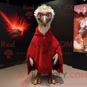 Red Emu mascot costume...