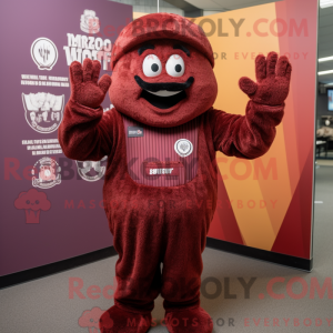 Maroon Spaghetti mascot...