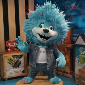 Turkis Porcupine maskot...