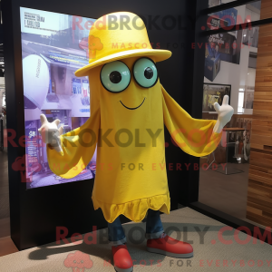 Gold Squid maskot...