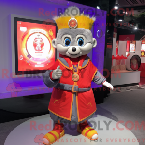 Konge maskot kostume...