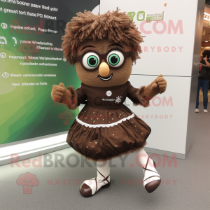 Personagem de mascote Brown...