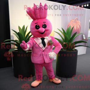 Pink Pineapple mascot...