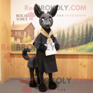 Black Roe Deer mascot...