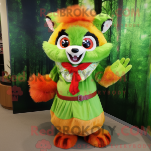 Lime Green Red Panda...