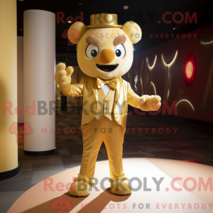 Maskottchenkostüm Gold...
