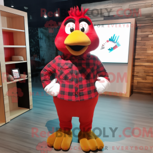 Maskottchenkostüm Rote...