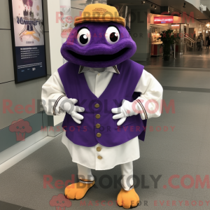 Purple Crab Cakes mascot...