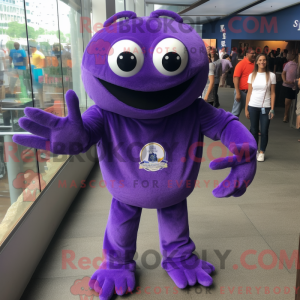 Purple Crab Cakes mascot...