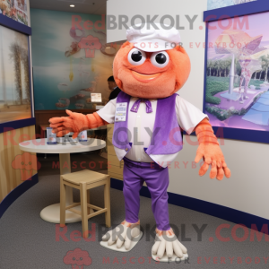 Lavender Crab Cakes mascot...