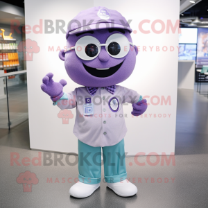 Lavendel armbånd maskot...