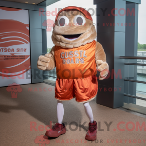 Rust Oyster mascot costume...