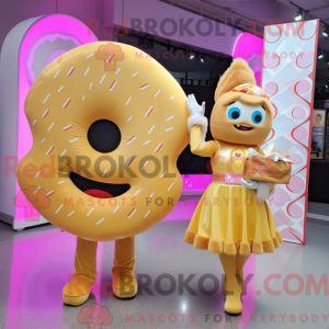 Gold Donut maskot...