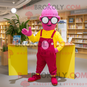 Magenta citron maskot...