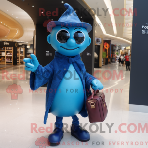 Blue Pepper mascot costume...