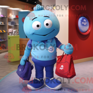 Blue Raspberry mascot...
