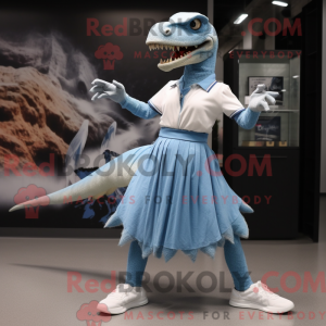 Himmelblå Deinonychus...