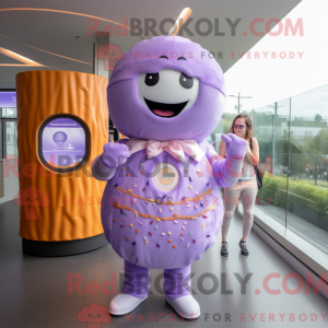 Lavender Donut mascot...