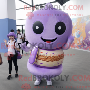 Lavender Donut Maskottchen...