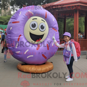 Lavender Donut Maskottchen...