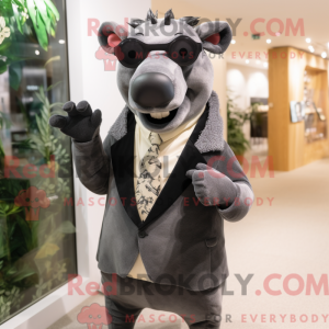 Tapir mascot costume...