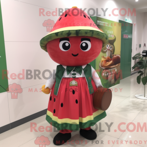 Watermelon mascot costume...