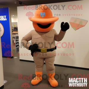 Peach Soldier mascot...
