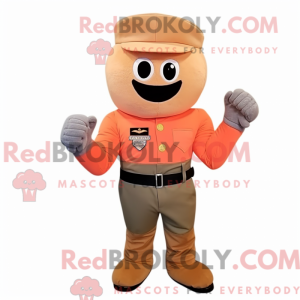 Peach Soldier mascot...