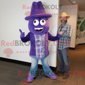 Purple Onion mascot costume...