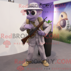 Lavender Sniper mascot...