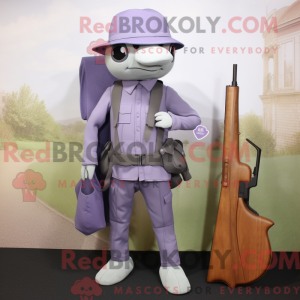 Lavendel Sniper maskot...