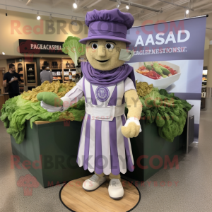 Lavendel Cæsar Salat maskot...