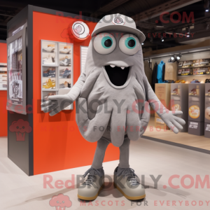 Gray Fried Calamari mascot...