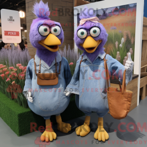 Lavender Hens mascot...
