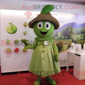 Oliven æble maskot kostume...