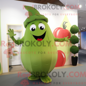 Olive Apple maskot drakt...