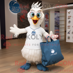White Peacock mascot...