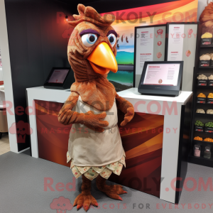 Tan Tandoori Chicken mascot...