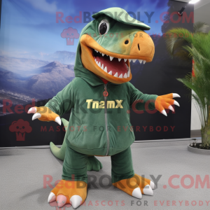 Disfraz de mascota T Rex...