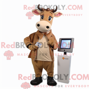 Máscara de vaca Tan Jersey...