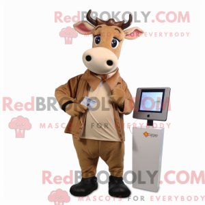 Tan Jersey Cow...