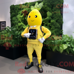 Gul Beet maskot kostume...