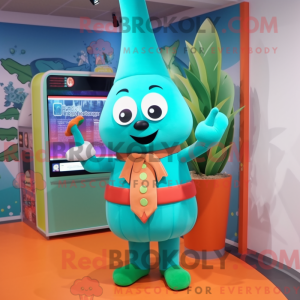 Turquoise Carrot mascot...