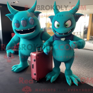 Postava maskota Teal Demon...
