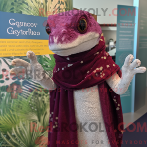 Maroon Geckos mascot...