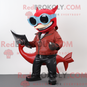 Red Swordfish mascot...
